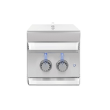 American Made Grills Muscle double side burner — with the lid closed