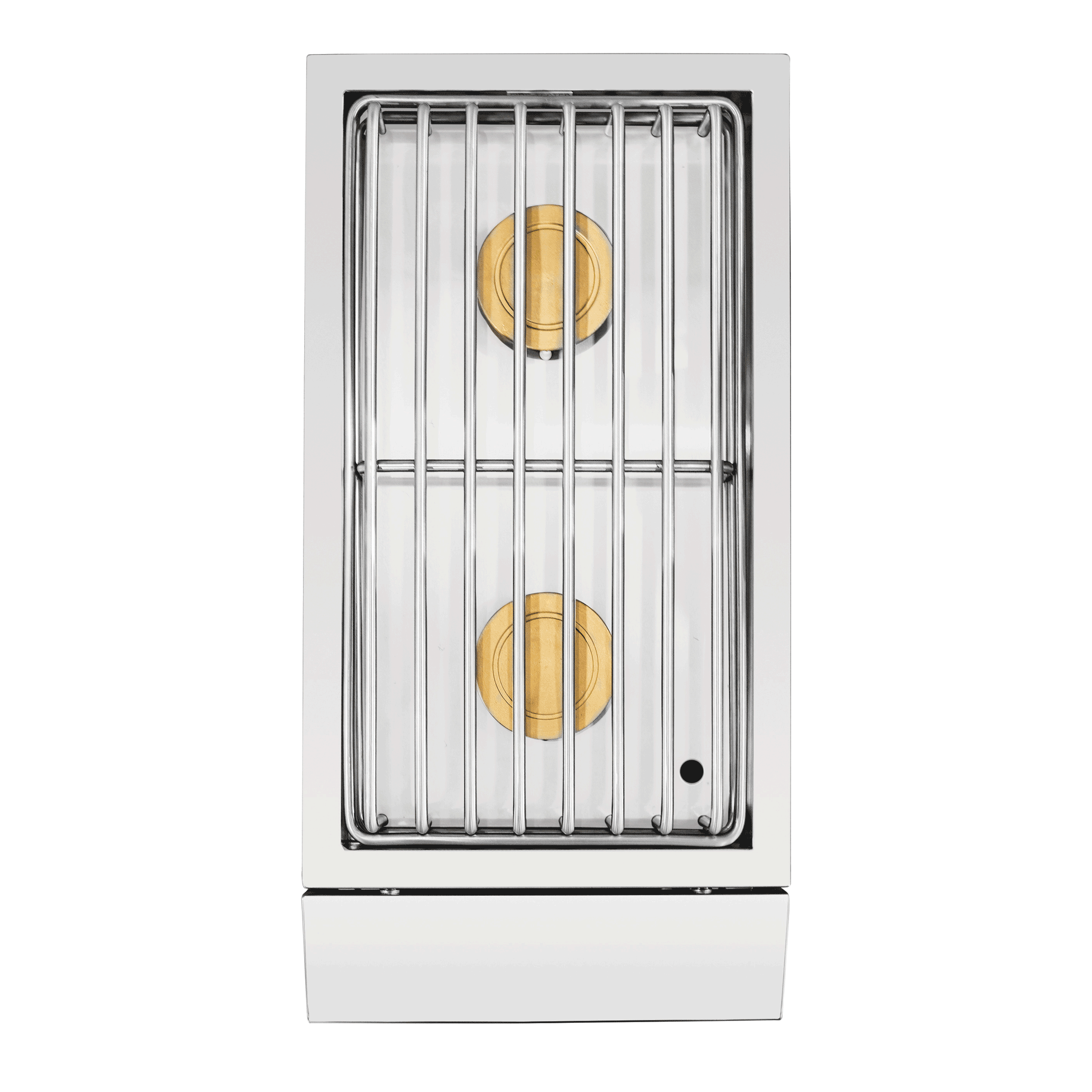 American Made Grills Muscle double side burner — overhead view