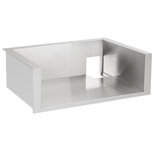 American Made Grills Atlas power burner insulating liner — angled view