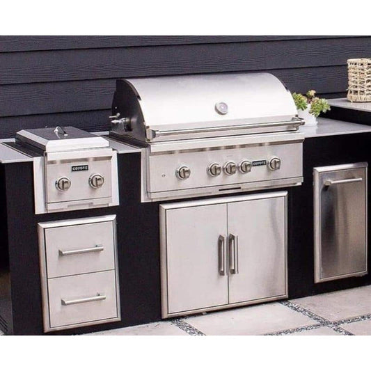 Coyote 12" Built-In Double Side Burner NG or LP - C3DBLP/C3DBNG