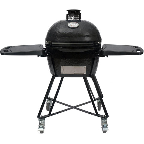 Primo Oval Junior Ceramic Charcoal Grill - All-In-One Package PGCJRC