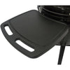 Side shelf attached to the Primo Oval Junior All-In-One ceramic charcoal grill, PGCJRC