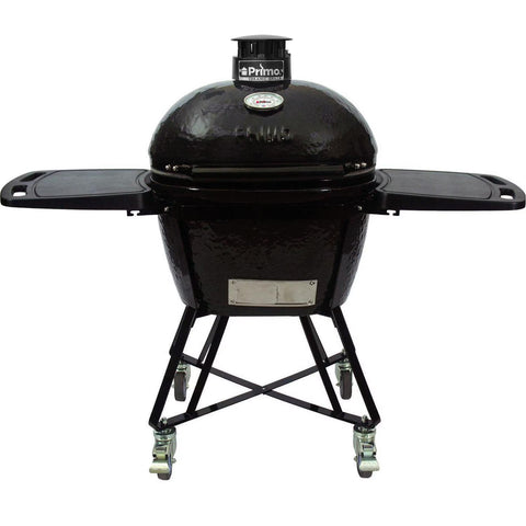 Primo Oval Large Ceramic Charcoal Grill - All-In-One Package PGCLGC