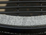 Close-up of the felt gasket on the Primo Oval XX-Large All-In-One ceramic charcoal grill, PGCXXLC