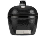 Ceramic grill head of the Primo Oval XX-Large All-In-One ceramic charcoal grill, front view, PGCXXLC