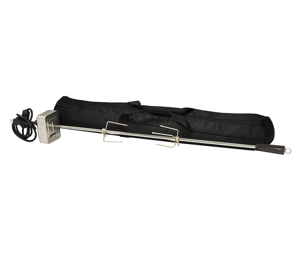 American Made Grills Alturi 30-inch rotisserie kit — motor, spit rod and forks