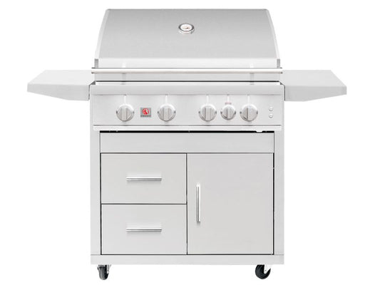 Summerset Sizzler Pro 32" Freestanding Grill Cart - SZRPRO32 + CART-SZR32DC