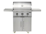 Coyote 30" SL-Series Freestanding Cart Grill - C3SL30LP+C3C30CART