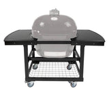 Primo 2-piece island top for Oval X-Large and Large ceramic grills, mounts on the Primo cart base