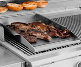 American Made Grills 14 x 17.5 inch stainless griddle plate — cooking breakfast on the griddle
