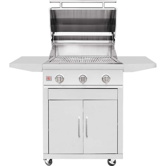 Summerset Sizzler 25" Freestanding Cart Grill - SZR25 + CART-SZR25