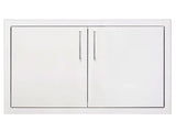 TrueFlame 33-inch stainless steel double access door for outdoor kitchens