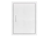 TrueFlame 20-inch vertical single access door in stainless steel for outdoor kitchens