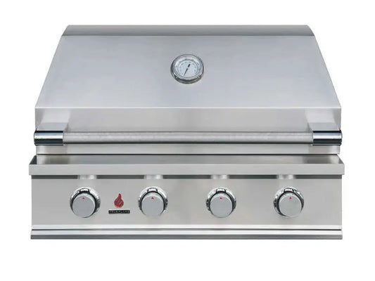 TrueFlame E Series 32" 4-Burner Freestanding Cart Grill with Premium 304 Stainless Steel, 14,000 BTUs