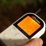 Primo remote wireless grill thermometer for monitoring meat and grill temperature from a distance