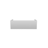TrueFlame 12-inch stainless steel duct cover for 36-inch outdoor vent hood TF-VH36-2-DC