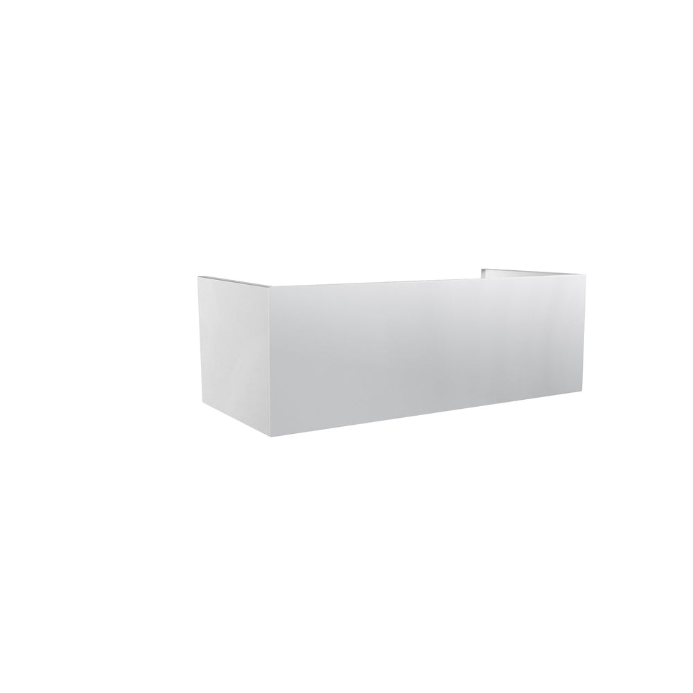 TrueFlame 12-inch duct cover for 36-inch vent hood, alternate view, TF-VH36-2-DC