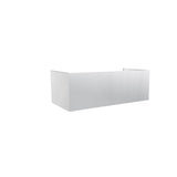 TrueFlame 12-inch duct cover for 36-inch vent hood, alternate view, TF-VH36-2-DC