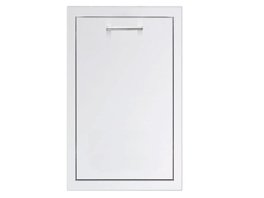 TrueFlame 14-inch stainless steel single vertical access door for built-in outdoor kitchen island