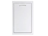 TrueFlame 14-inch stainless steel single vertical access door for built-in outdoor kitchen island