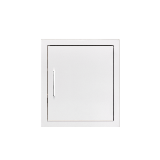 TrueFlame 16-inch stainless steel vertical single access door for outdoor kitchen island