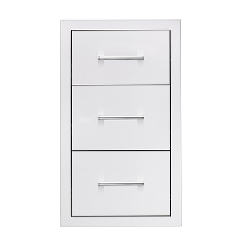 TrueFlame 17" Triple Drawer