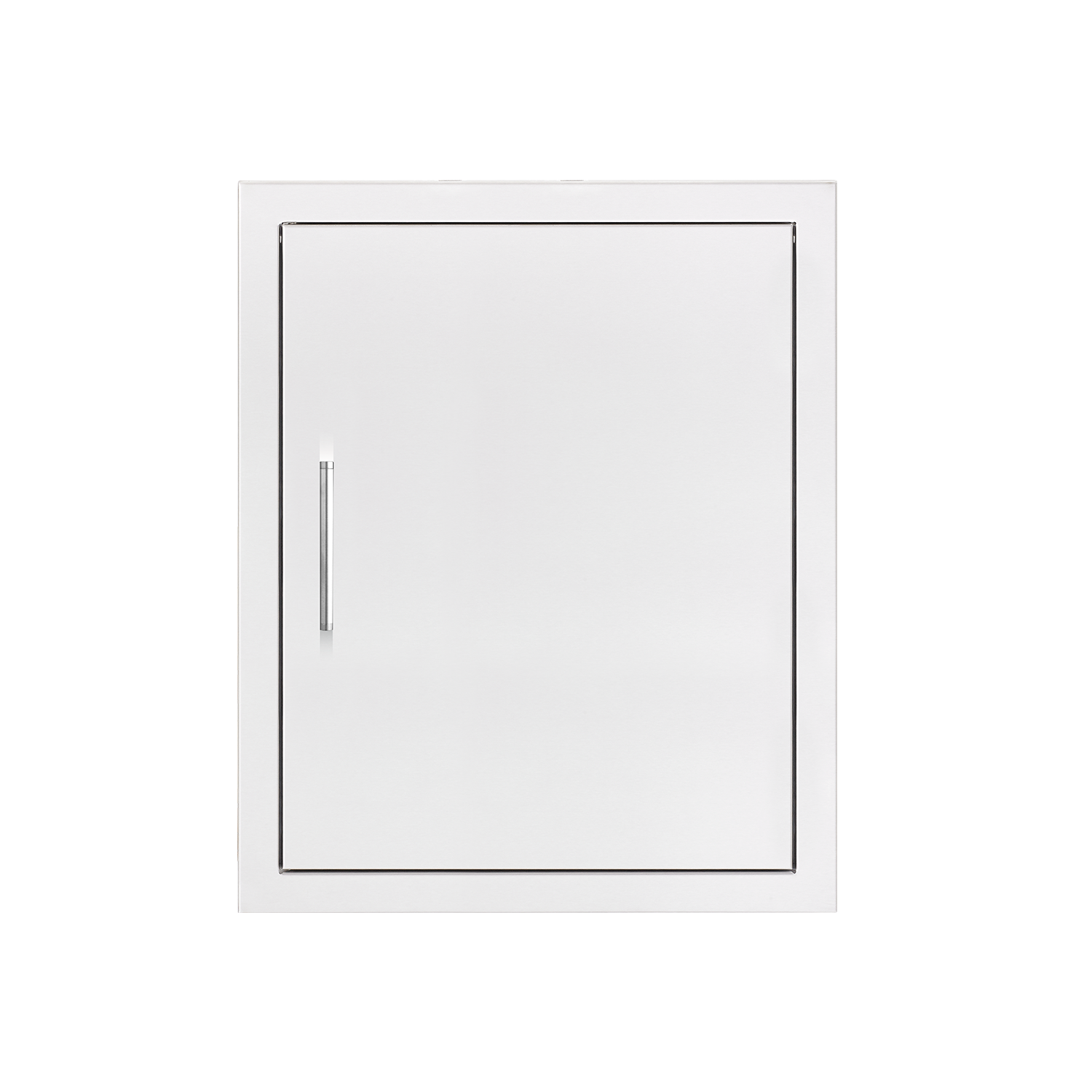 TrueFlame 18-inch stainless steel vertical single access door for outdoor kitchen island
