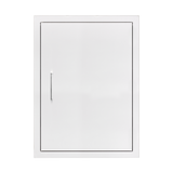 TrueFlame 20-inch stainless steel vertical single access door for outdoor kitchen island