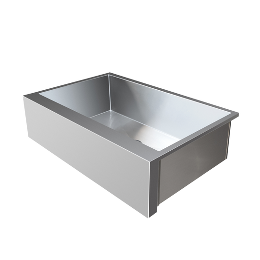 TrueFlame 32-inch stainless steel drop-in outdoor kitchen sink with large single basin