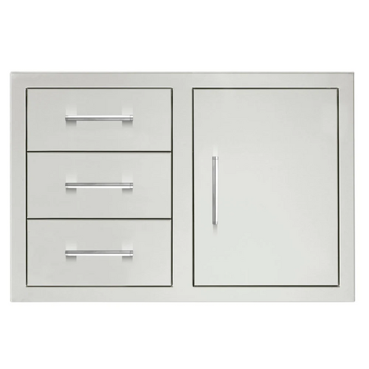 Masonry Frame - 33" 2-Drawer and Access Door Combo