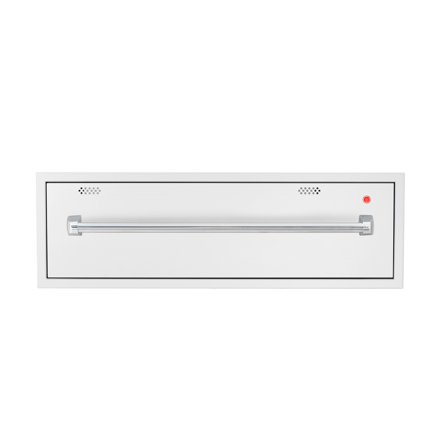 TrueFlame 36-inch stainless steel built-in outdoor warming drawer for kitchen island