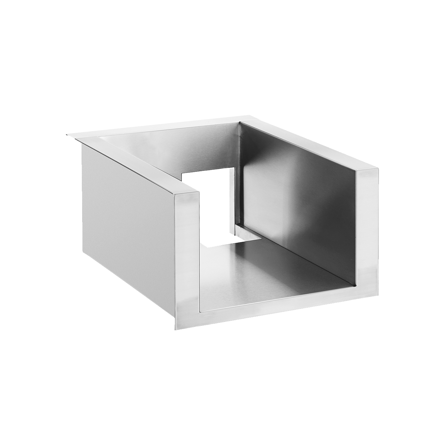 TrueFlame stainless steel spacer insert liner for built-in outdoor kitchen island