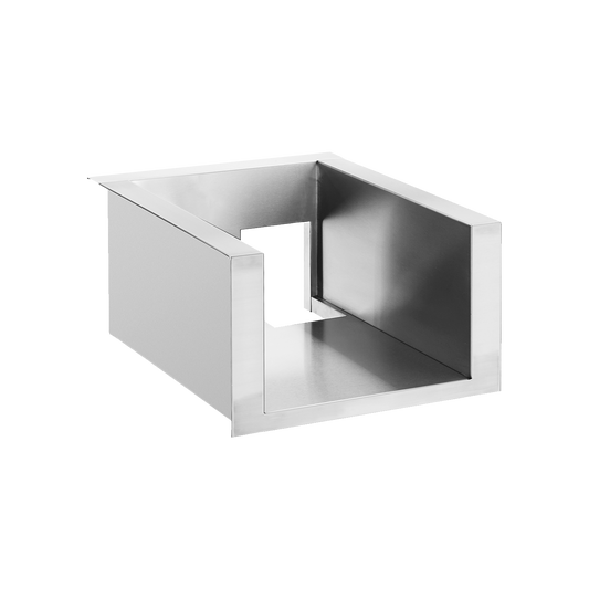 TrueFlame stainless steel spacer insert liner for built-in outdoor kitchen island