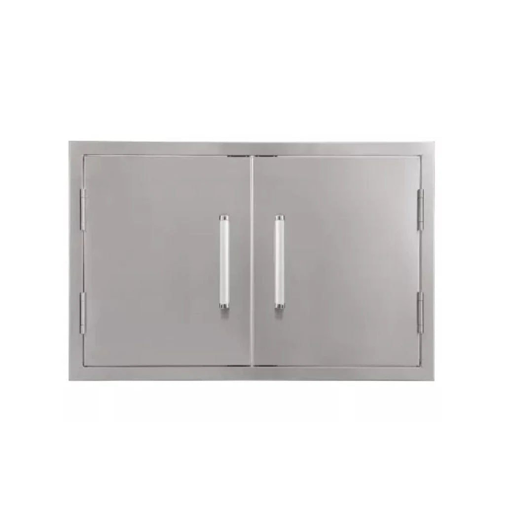 Bonfire Double Door 22" x 33" featuring double doors and steel hinges for outdoor storage.