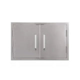 Bonfire Double Door 22" x 33" featuring double doors and steel hinges for outdoor storage.