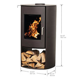 Nectre 68.5K BTU Wood-Burning Stove