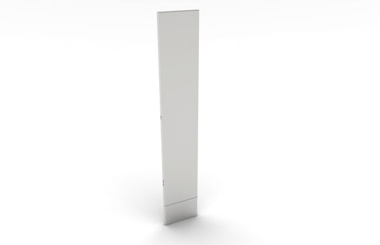 Sunstone 6" Spacer Panel for Cabinet Front, showcasing easy pin-lock installation and a sturdy design perfect for DIY kitchen upgrades.