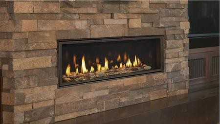 linear fireplace