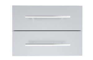 Sunstone Designer Series 13"Height Multi-Configurable Double Drawer w/Self-Leveling Legs