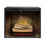 Dimplex 30” Revillusion Built-In Electric Firebox (Weathered Concrete, Glass Pane & Plug Kit Included)