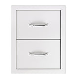 Summerset 17″ NORTH AMERICAN STAINLESS STEEL DOUBLE AND TRIPLE DRAWER