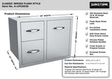 Sunstone Classic Series Flush Style 42” Multi Storage