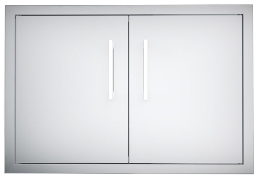 Sunstone Signature Series Double Doors showcasing a stylish 304 stainless steel construction designed for all weather durability.