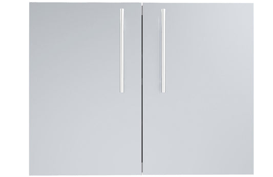Sunstone Designer Series 30 inch Multi-Configurable Double Door with Door Shelves showcasing a sleek design for BBQ tools and spices.