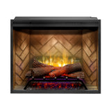 Dimplex 30” Revillusion Built-In Electric Firebox (Weathered Concrete, Glass Pane & Plug Kit Included)