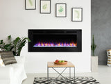 SimpliFire 60" Allusion Recessed Linear Electric Fireplace