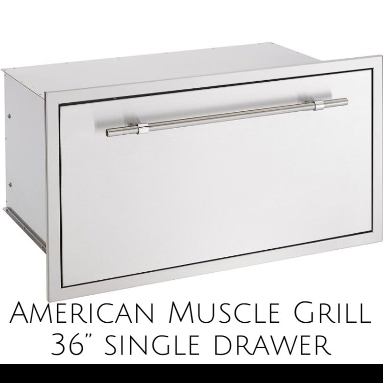 American Muscle Grill Single Drawer