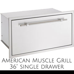 American Muscle Grill Single Drawer