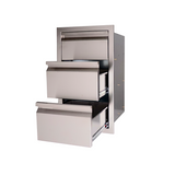 RCS Double Drawer w/ Paper Towel Drawer Combo