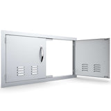 Sunstone Classic Series Flush Style Double Vented Doors